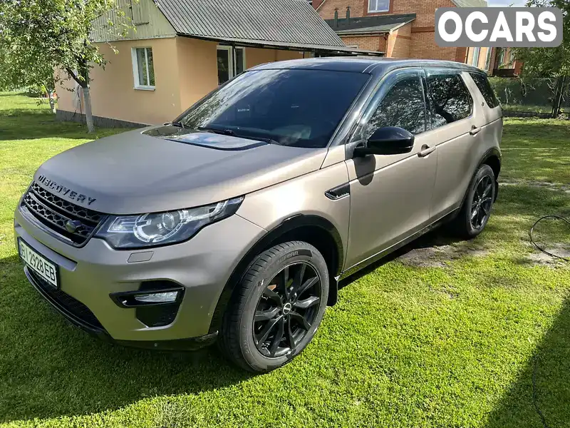 Внедорожник / Кроссовер Land Rover Discovery Sport 2016 2.2 л. Автомат обл. Полтавская, Зеньков - Фото 1/21