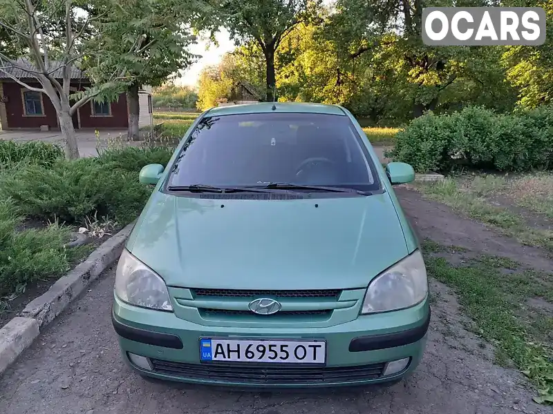 Хэтчбек Hyundai Getz 2003 1.34 л. Ручная / Механика обл. Донецкая, Доброполье - Фото 1/10