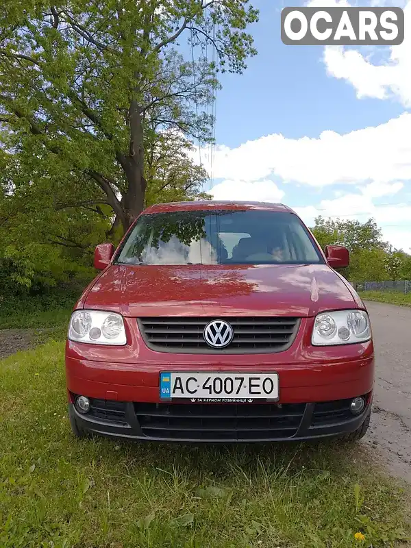 Мінівен Volkswagen Caddy 2007 1.4 л. Ручна / Механіка обл. Волинська, Нововолинськ - Фото 1/21