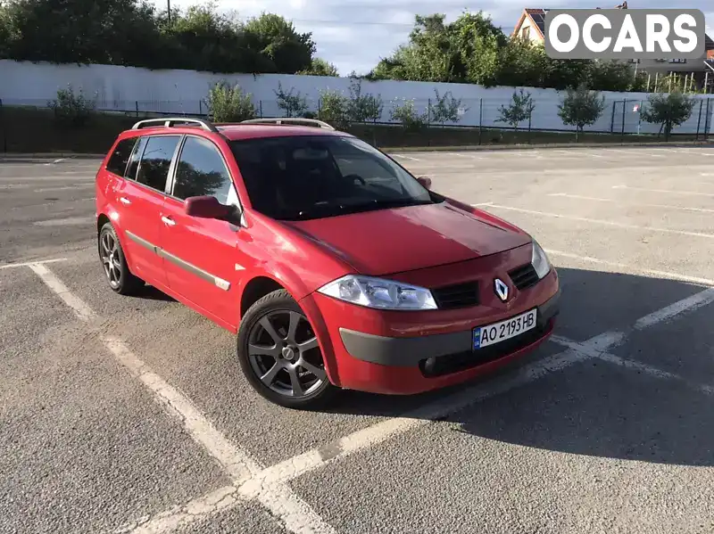 Універсал Renault Megane 2005 1.9 л. Ручна / Механіка обл. Закарпатська, Ужгород - Фото 1/21