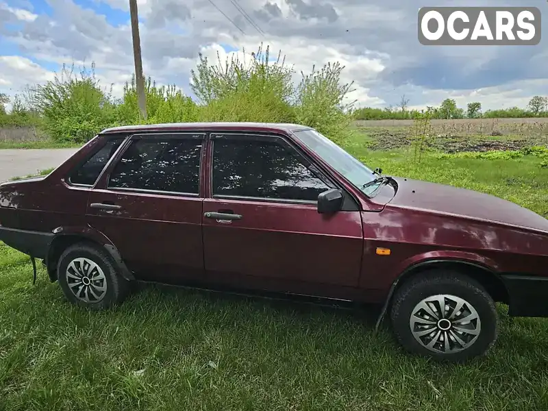 Седан ВАЗ / Lada 21099 2008 1.6 л. Ручна / Механіка обл. Полтавська, Гадяч - Фото 1/13