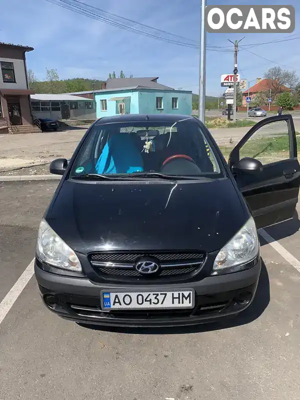 Хетчбек Hyundai Getz 2008 1.09 л. обл. Закарпатська, Мукачево - Фото 1/13