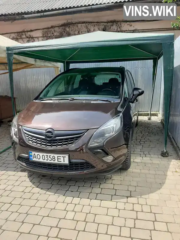 Мінівен Opel Zafira Tourer 2015 1.6 л. Ручна / Механіка обл. Закарпатська, Ужгород - Фото 1/21