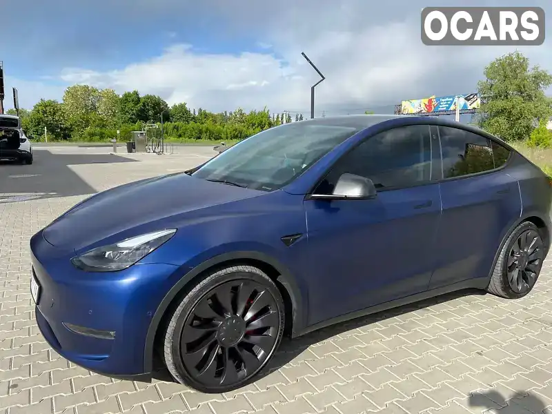 Позашляховик / Кросовер Tesla Model Y 2021 null_content л. Автомат обл. Чернівецька, Чернівці - Фото 1/21