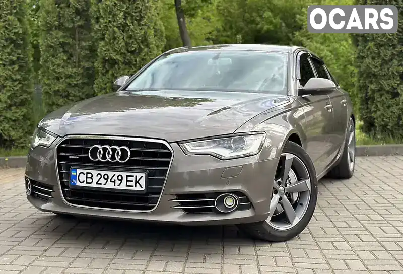 Седан Audi A6 2013 3 л. Автомат обл. Чернігівська, Прилуки - Фото 1/18