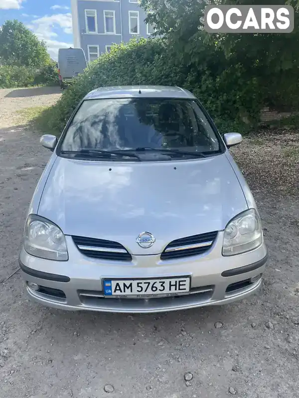 Мінівен Nissan Almera Tino 2004 1.77 л. Ручна / Механіка обл. Житомирська, Житомир - Фото 1/15