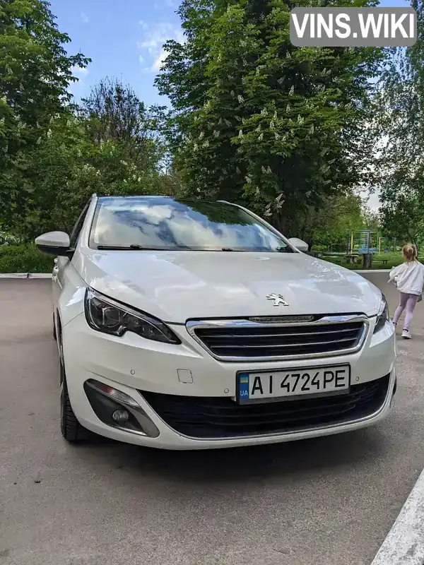 Універсал Peugeot 308 2016 1.56 л. Ручна / Механіка обл. Київська, Переяслав - Фото 1/11