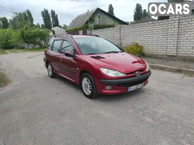 Універсал Peugeot 206 2003 1.12 л. Ручна / Механіка обл. Полтавська, Кременчук - Фото 1/14