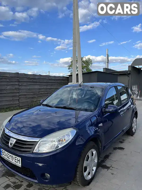 Хэтчбек Dacia Sandero 2009 1.4 л. Ручная / Механика обл. Львовская, Броды - Фото 1/9