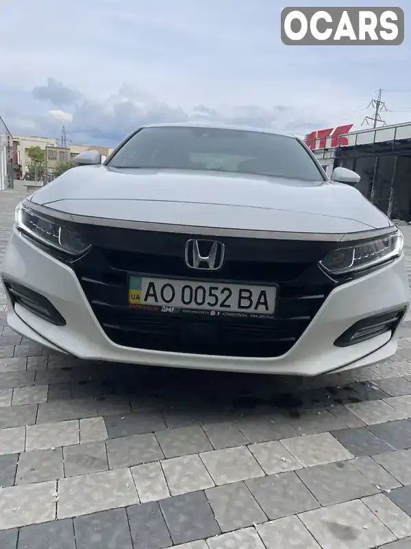 Седан Honda Accord 2018 1.5 л. Варіатор обл. Закарпатська, Ужгород - Фото 1/21