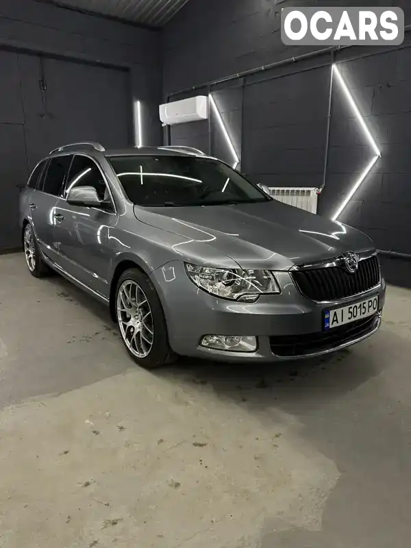 Універсал Skoda Superb 2011 1.8 л. Автомат обл. Київська, Вишневе - Фото 1/11