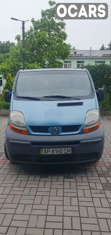 Мінівен Renault Trafic 2003 1.87 л. Ручна / Механіка обл. Запорізька, Запоріжжя - Фото 1/16