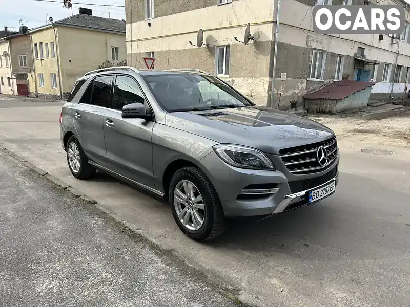 Позашляховик / Кросовер Mercedes-Benz M-Class 2013 3 л. Автомат обл. Тернопільська, Заліщики - Фото 1/21