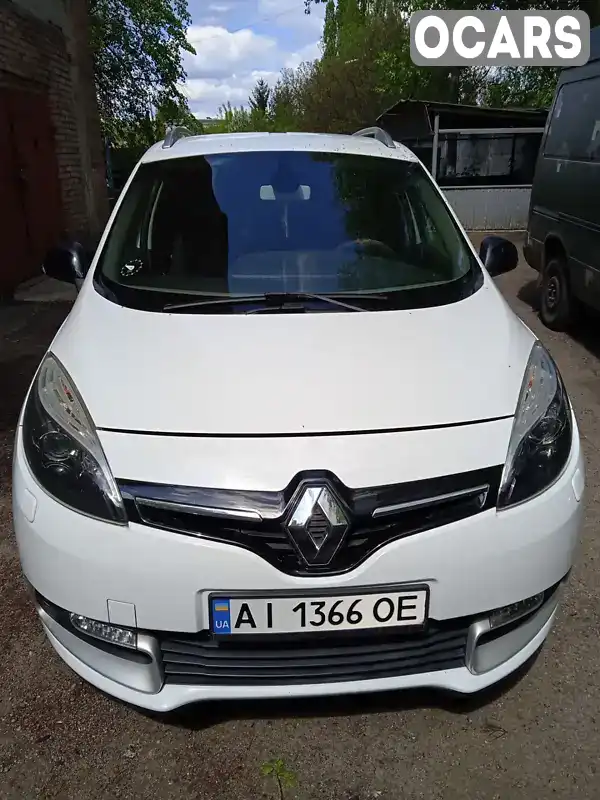 Мінівен Renault Grand Scenic 2015 1.5 л. Автомат обл. Київська, Біла Церква - Фото 1/12