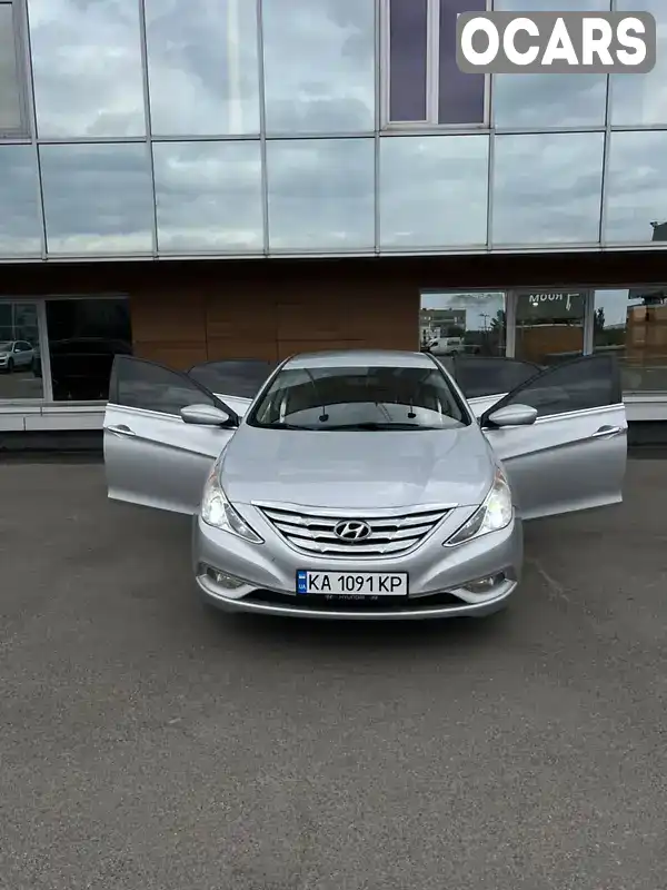 Седан Hyundai Sonata 2012 2.36 л. Автомат обл. Київська, Вишневе - Фото 1/19