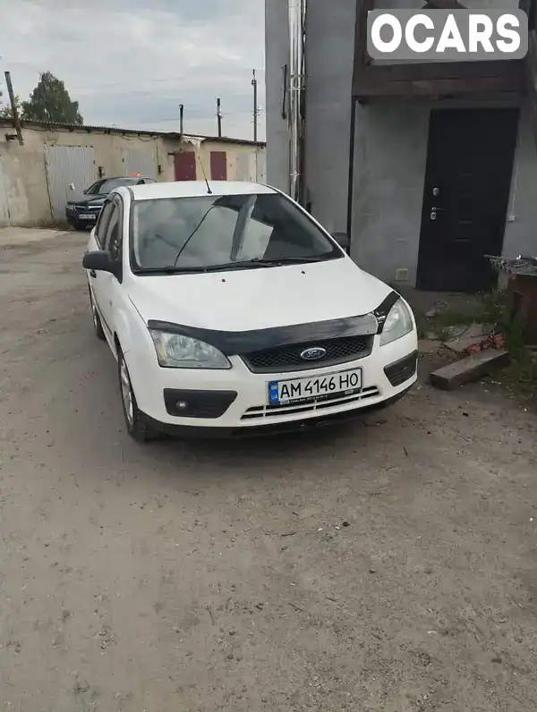 Седан Ford Focus 2005 1.6 л. Ручна / Механіка обл. Житомирська, Малин - Фото 1/7