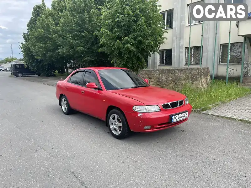 Седан Daewoo Nubira 1998 1.6 л. обл. Закарпатська, Ужгород - Фото 1/13