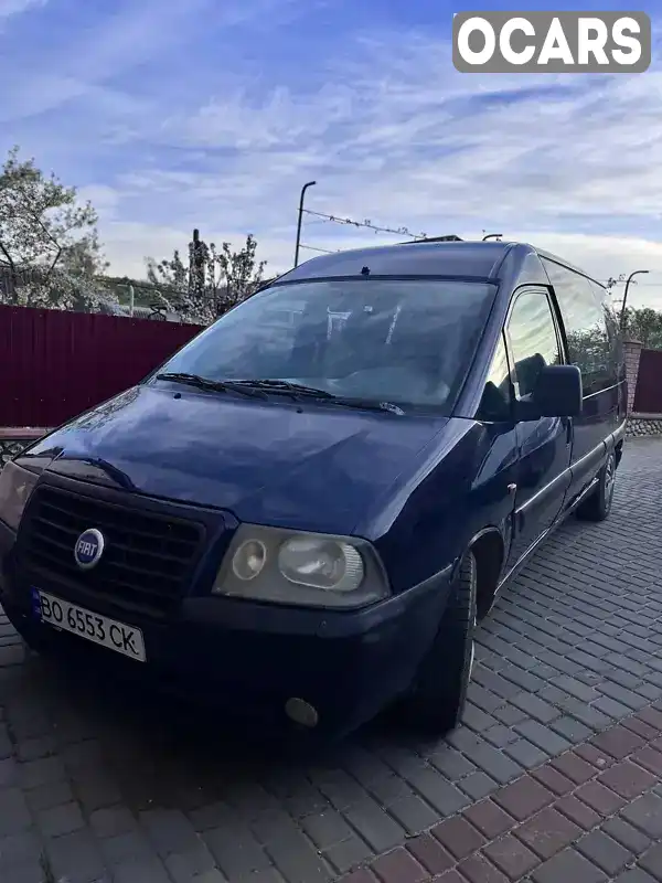 Мінівен Fiat Scudo 2000 2 л. Ручна / Механіка обл. Тернопільська, Кременець - Фото 1/12