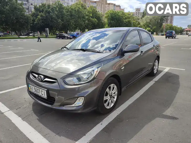 Седан Hyundai Accent 2012 1.59 л. Ручна / Механіка обл. Київська, Бровари - Фото 1/21