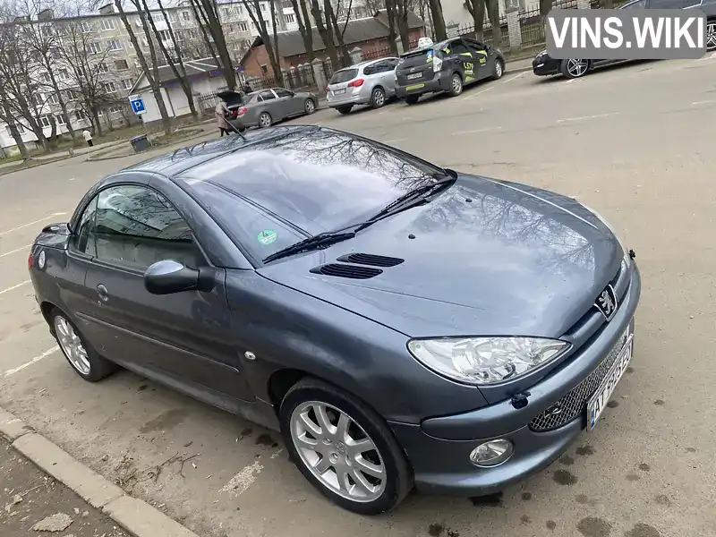 Кабриолет Peugeot 206 2006 1.59 л. Ручная / Механика обл. Ивано-Франковская, Калуш - Фото 1/8