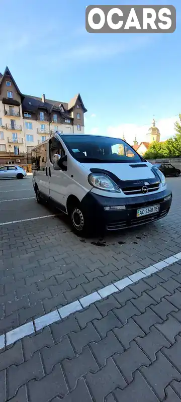 Мінівен Opel Vivaro 2001 1.87 л. Ручна / Механіка обл. Закарпатська, Ужгород - Фото 1/15