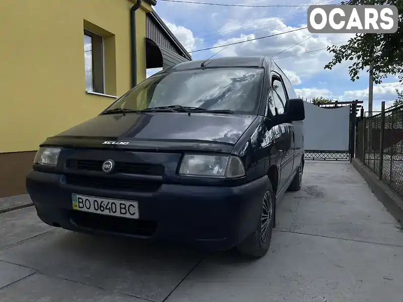 Мінівен Fiat Scudo 2000 1.9 л. Ручна / Механіка обл. Тернопільська, Тернопіль - Фото 1/21