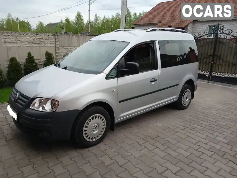 Мінівен Volkswagen Caddy 2009 2 л. Ручна / Механіка обл. Житомирська, Звягель - Фото 1/13