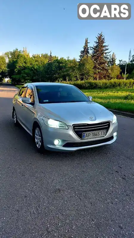 Седан Peugeot 301 2013 1.56 л. Ручна / Механіка обл. Запорізька, Запоріжжя - Фото 1/15