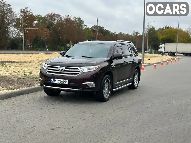 Внедорожник / Кроссовер Toyota Highlander 2012 3.46 л. Автомат обл. Житомирская, Житомир - Фото 1/12