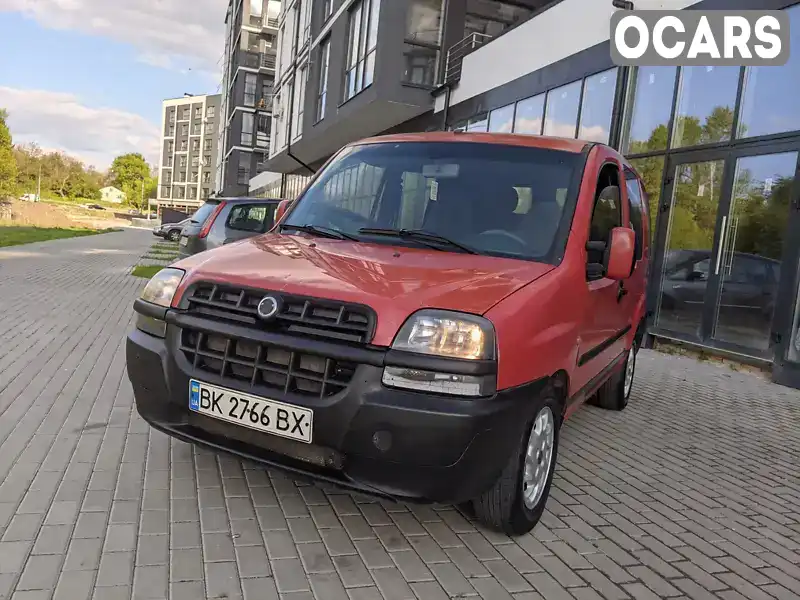 Мінівен Fiat Doblo 2001 1.91 л. Ручна / Механіка обл. Рівненська, Рівне - Фото 1/18