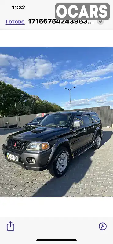 Внедорожник / Кроссовер Mitsubishi Pajero Sport 2003 2.5 л. Ручная / Механика обл. Львовская, Львов - Фото 1/16