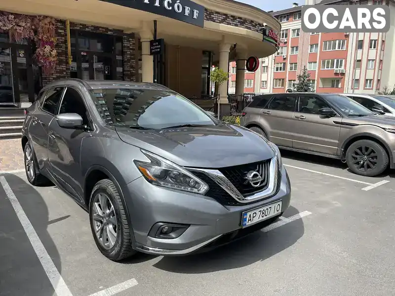 Позашляховик / Кросовер Nissan Murano 2018 3.5 л. обл. Закарпатська, Ужгород - Фото 1/20