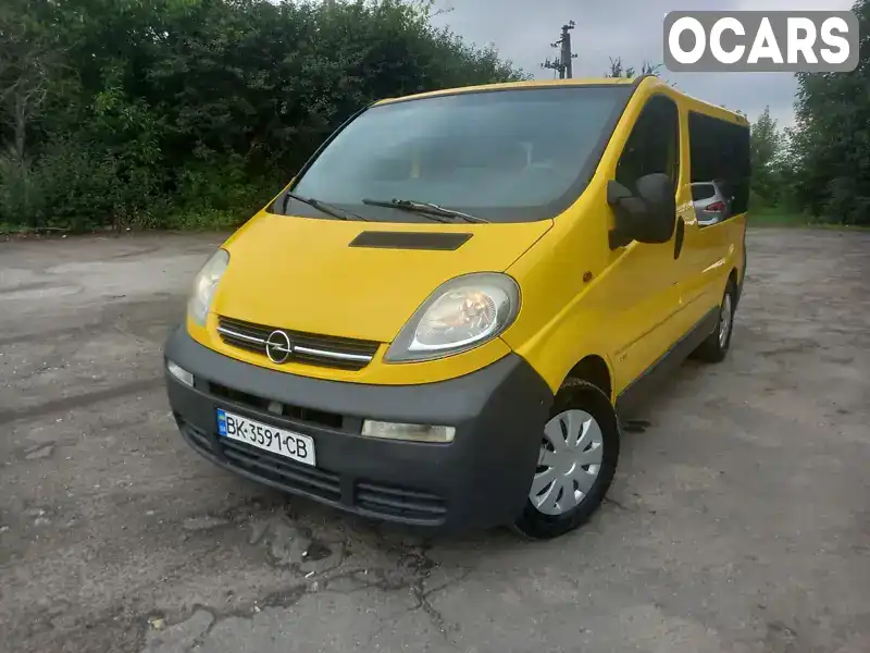 Мінівен Opel Vivaro 2004 1.9 л. Ручна / Механіка обл. Хмельницька, Теофіполь - Фото 1/21