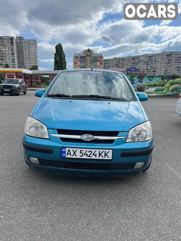 Хэтчбек Hyundai Getz 2004 1.34 л. Автомат обл. Харьковская, Харьков - Фото 1/10