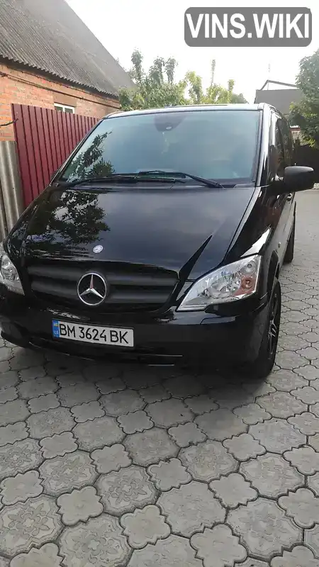 Мінівен Mercedes-Benz Vito 2012 2.14 л. Ручна / Механіка обл. Сумська, Охтирка - Фото 1/21