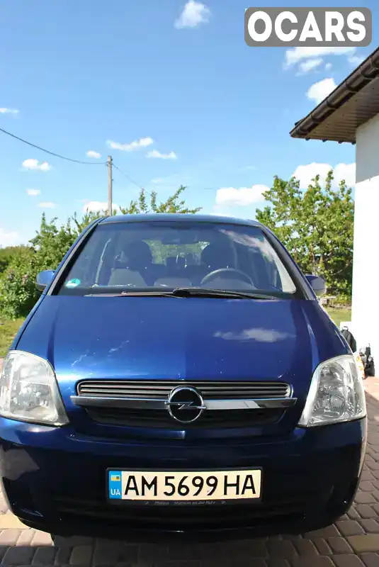 Мікровен Opel Meriva 2004 1.6 л. Ручна / Механіка обл. Житомирська, Житомир - Фото 1/13