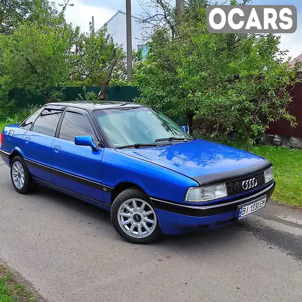 Седан Audi 80 1988 1.78 л. Ручная / Механика обл. Полтавская, Миргород - Фото 1/17