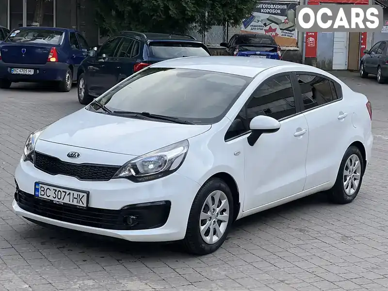 Седан Kia Rio 2017 1.4 л. Автомат обл. Львівська, Львів - Фото 1/17