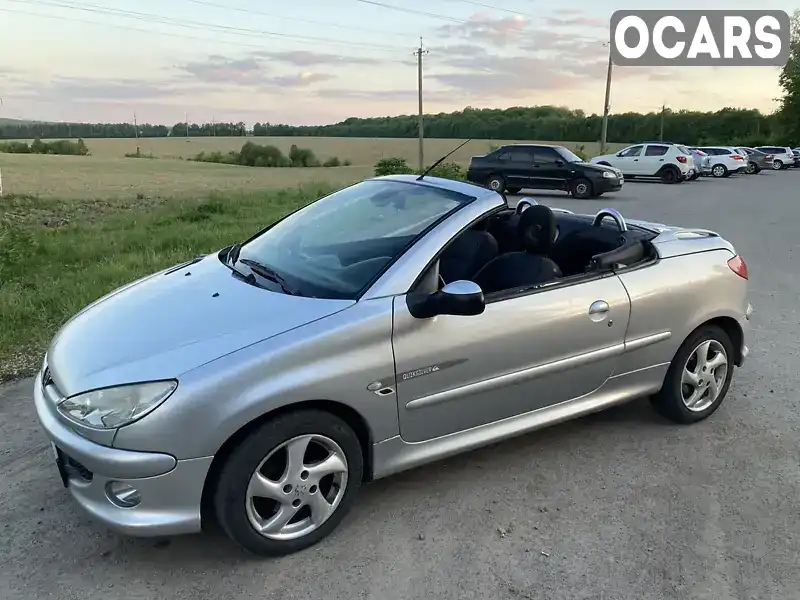 Кабріолет Peugeot 206 2004 1.6 л. Ручна / Механіка обл. Вінницька, Вінниця - Фото 1/16