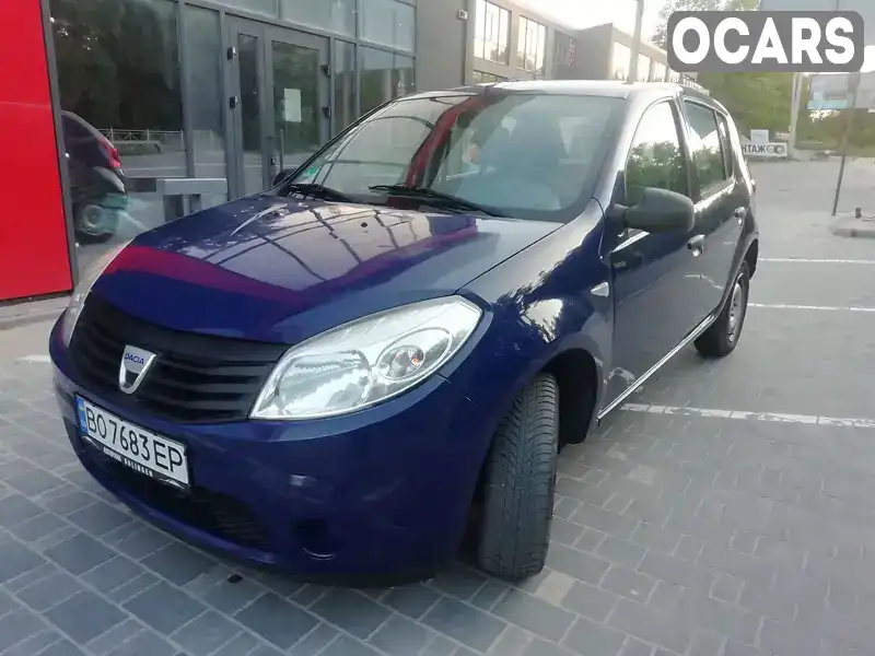 Хетчбек Dacia Sandero 2009 1.39 л. Ручна / Механіка обл. Тернопільська, Тернопіль - Фото 1/15