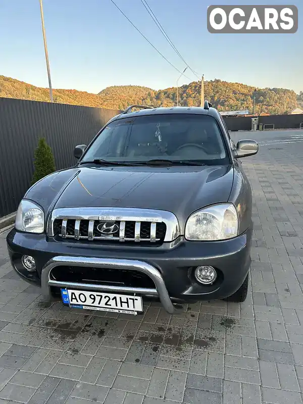 Позашляховик / Кросовер Hyundai Santa FE 2003 1.99 л. Автомат обл. Закарпатська, Іршава - Фото 1/11