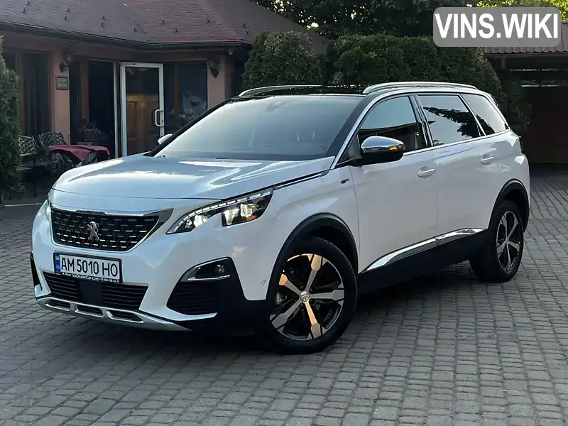 Позашляховик / Кросовер Peugeot 5008 2019 2 л. Автомат обл. Закарпатська, Мукачево - Фото 1/21