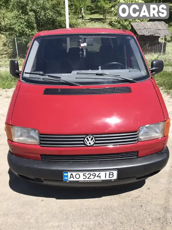 Мінівен Volkswagen Caravelle 1995 2.4 л. Ручна / Механіка обл. Закарпатська, Тячів - Фото 1/9