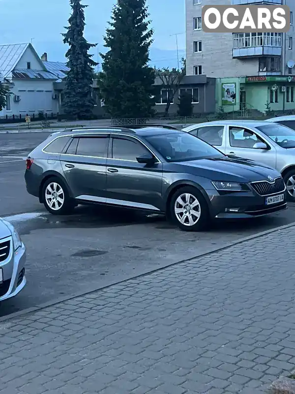 Універсал Skoda Superb 2016 2 л. Автомат обл. Житомирська, Олевськ - Фото 1/18