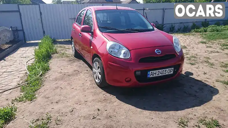 Хетчбек Nissan Micra 2013 1.2 л. Автомат обл. Дніпропетровська, Дніпро (Дніпропетровськ) - Фото 1/9