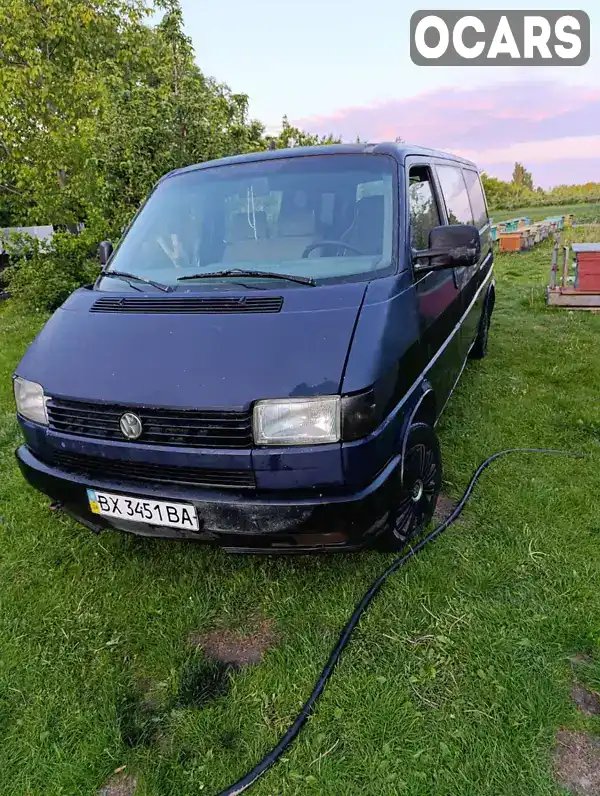 Мінівен Volkswagen Transporter 1992 1.9 л. Ручна / Механіка обл. Хмельницька, Дунаївці - Фото 1/18