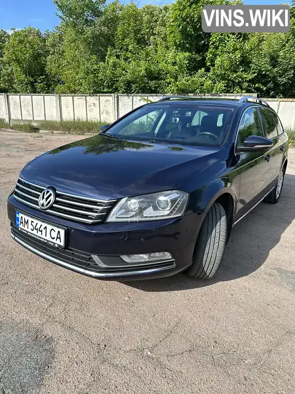 Універсал Volkswagen Passat 2012 1.4 л. обл. Житомирська, Бердичів - Фото 1/16