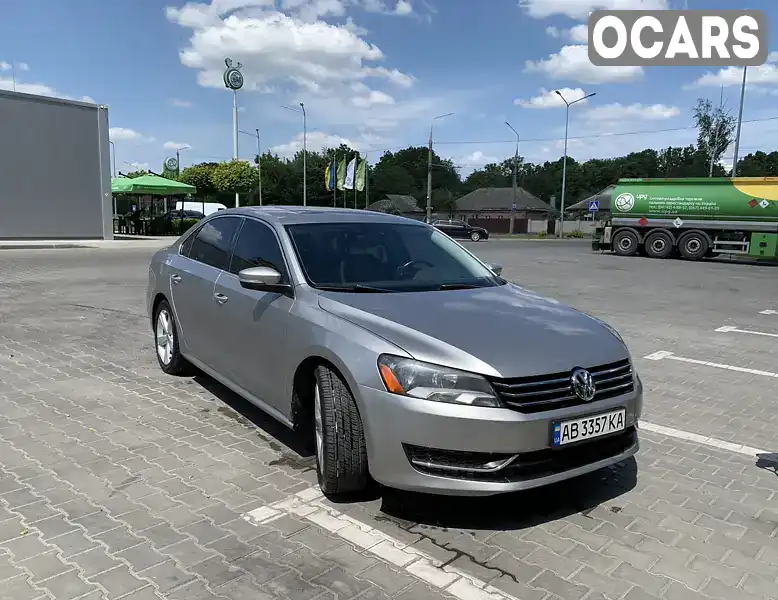 1VWBP7A31DC129226 Volkswagen Passat 2013 Седан 2.48 л. Фото 1