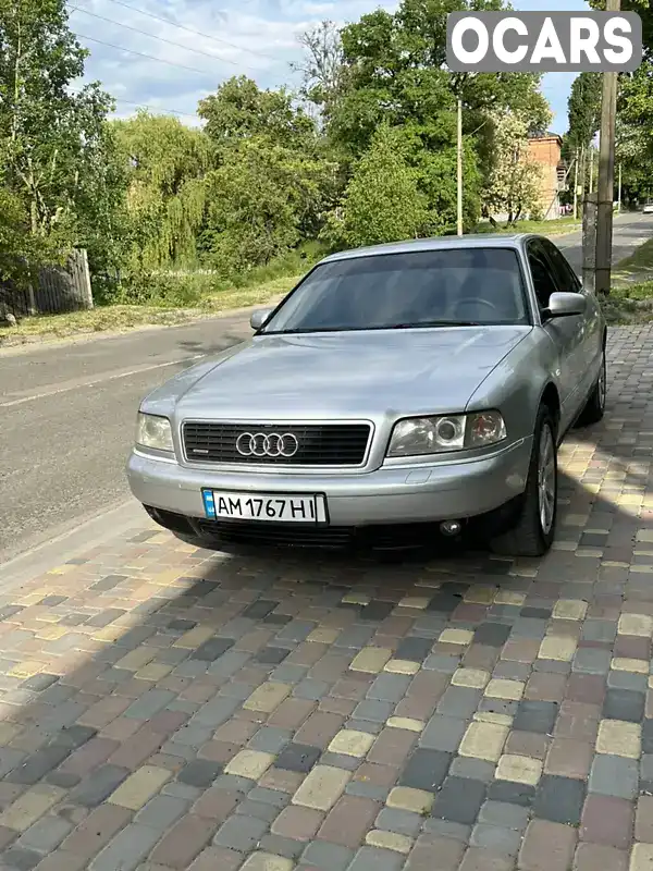 Седан Audi A8 2001 2.5 л. Автомат обл. Житомирская, Малин - Фото 1/10