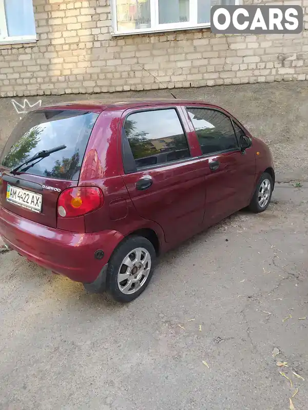 XWB4A11BD7A094442 Daewoo Matiz 2007 Хэтчбек 0.8 л. Фото 3